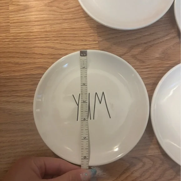 Rae Dunn “Yum” Snack Plates - Picture 2 of 4
